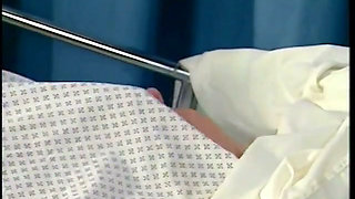 Slutty blonde nurse sixty nines her patient