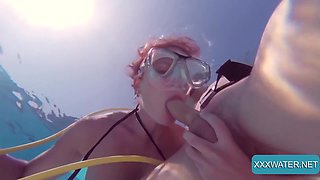 Minnie Manga - Underwater Hardcore Sex And Blowjobs From