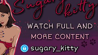 Little Cutie Sugary Kitty Rides Cock! Yummy Ass! Gives a