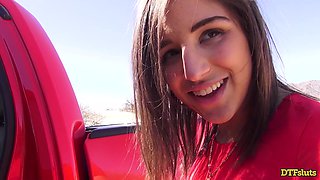 DTFsluts - James Deen fucks Abella's pussy hard and deep until he cums
