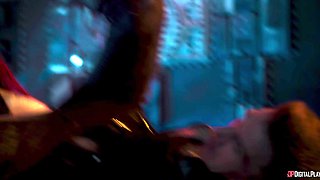 Amber Jayne's Wild Blonde Passion Explodes in Sultry Deep Heat