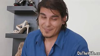Cuckold Tries Not to Look While a BBC Plows His Wife Latoya Devi
