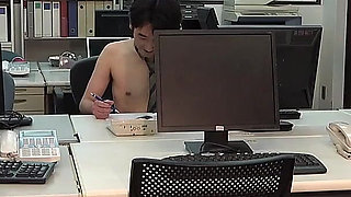 CFNM, Company of Sadistic Female Boss, Male Employees Have to Work Naked and Ridiculed Being Nicknamed "uncut" or "small Dick