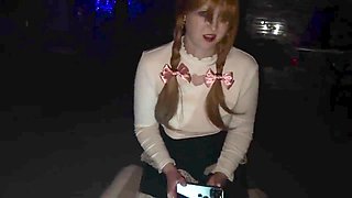 Creampied, internal ejaculation, skirt