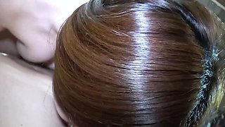 Chubby Japanese MILF Takes Creampie In Shaved Pussy
