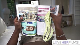 Lovely MILF Natalie Grace Rides Big Black Cock