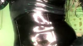 Busty brunette solo masturbation