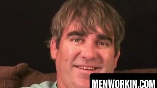 Tough fellow gets bare and milks to ejaculation