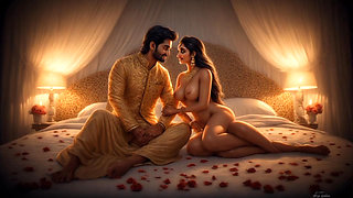 Ghar pe aai guest ke sath puri raat bhar thukai