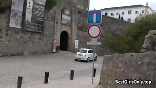 Couple Tourists Sex Ins Public Castels