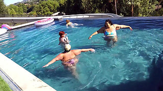 Jeff's Models Pool Party Orgy