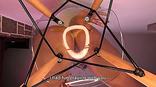 Golden Shower Glasss Chair