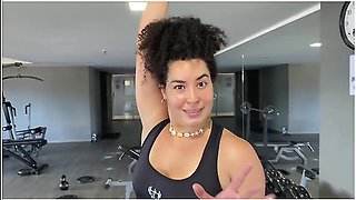 Joi In Spanish- Quickie In The Gym With An Evil Girl Who Sucks Your Milk Anywhere-hairylonely