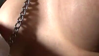 Humiliating bondage , foot stretching