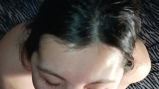 Fucked in Mouth and Sucked Dick Before Sleep