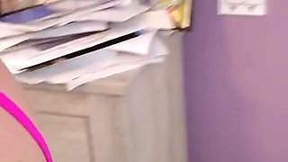 Stepson Gets Caught with Stepmom's Panties - a Danni Jones Short