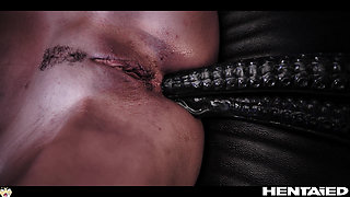 Cheerleader Gets Monster Fucked Hentai Anime 3D All the Way Through Creampie