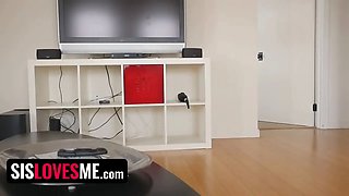 Sislovesme - cute teen sister in law Megan Sage covets her stepbro's pulsating schlong to pack her vulva